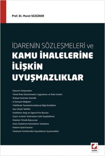 Idarenin Sözlesmeleri ve Kamu Ihalelerine Iliskin Uyusmazliklar