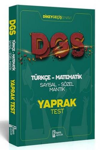 İsem 2021 DGS Türkçe Matematik Sayısal Sözel Mantık Çek Kopar Yaprak T