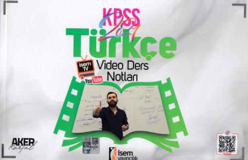 İsem 2021 Evveliyat KPSS Genel Yetenek Türkçe Video Ders Notları