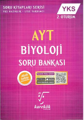 KAREKÖK AYT BİYOLOJİ SORU BANKASI ( SINAVA HAZIRLIK TEST KİTABI )