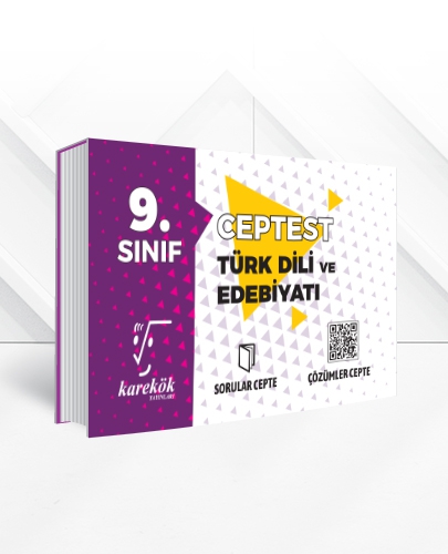 Karekök Yayınları 9. Sınıf Türk Dili ve Edebiyatı Cep Test