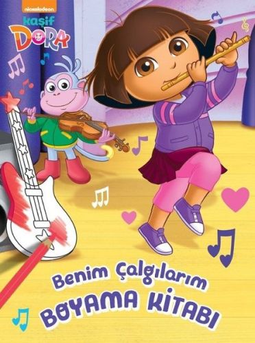 Kaşif Dora - Benim Çalgılarım Boyama Kitabı