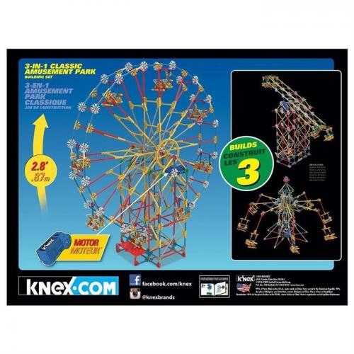 K'Nex 3İn1 Classic Amusement Park Set