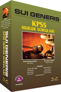 KPSS Hukuk Sorulari / Sui Generis