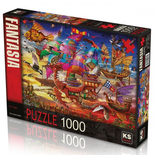 Ks Games Puzzle 1000 Parça The Flight 20571
