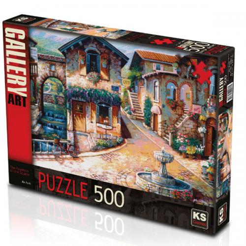 Ks Games Puzzle 500 Parça The Fountain On The Square 20013