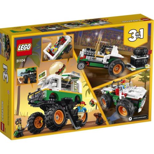 LEGO Creator 3'ü 1 arada Canavar Hamburger Kamyonu 31104