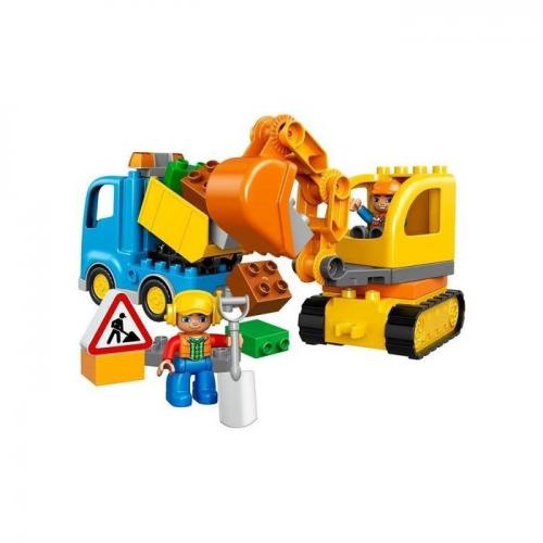 Lego Duplo Şehir Kamyon ve Paletli Kazıcı 10812