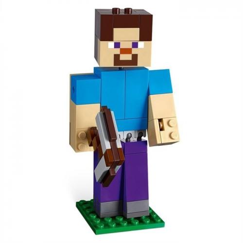 Lego Minecraft Steve W Parrot 21148