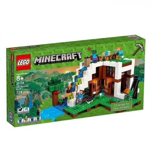 Lego Minecraft Waterfall Base 21134