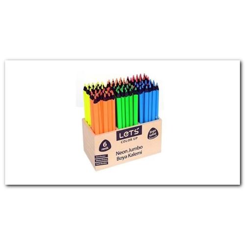 LETS NEON KURU BOYA PEMBE