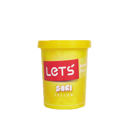 Lets Oyun Hamuru Tek Renk 150 GR Sarı L8340-1