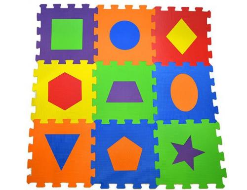 Matrax Eva Puzzle Yer Matı - Geometrik Şekiller 303