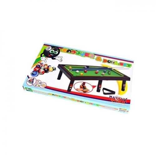 Matrax Oyuncak Snooker&Pool Set Bilardo