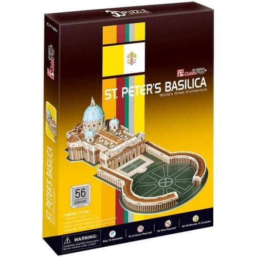 Neco 3D Puzzle Aziz Petrus Bazilikası-İtalya