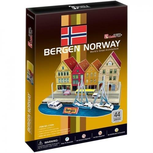 Neco 3D Puzzle Bergen İskelesi-Norveç
