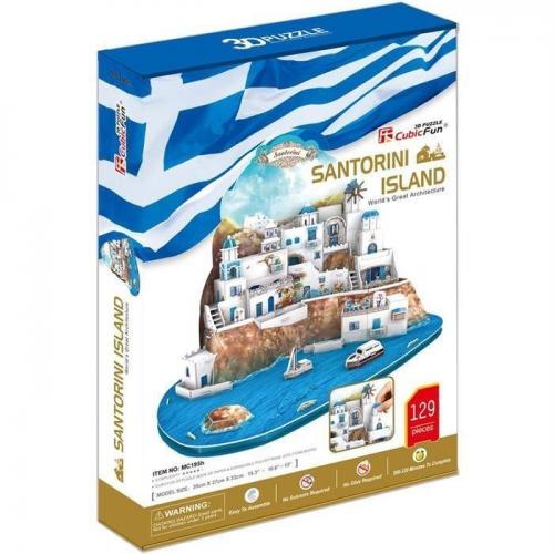 Neco 3D Puzzle Santorini Adası-Yunanistan