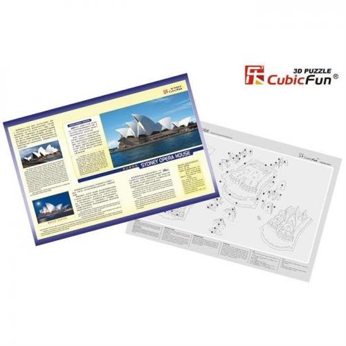 Neco 3D Puzzle Sydney Opera Binası-Avustralya