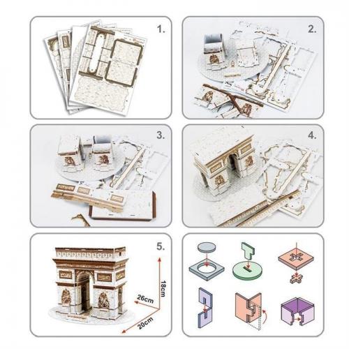 Neco 3D Puzzle Triumphal Arch Zafer Anıtı - Fransa
