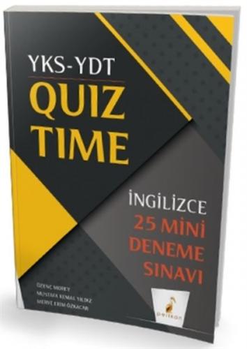 Pelikan Yayınları YKS YDT İngilizce Quiz Time 25 Mini Deneme