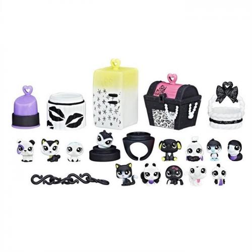 Pets Shop Miniş Siyah Beyaz Özel Set-C1878
