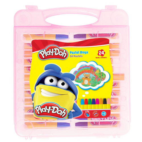 Play-Doh Pastel Boya Çantalı Plastik 24 Renk PLAY-PA011