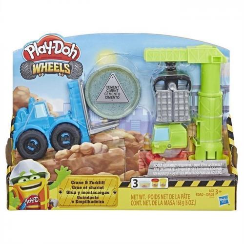 Play-Doh Süper Vinç ve Forklift