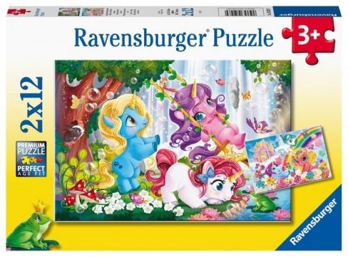 Ravensburger 2x12 Parça Puzzle Unicorn 0284