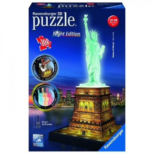 Ravensburger 3D Puzzle Liberty Night