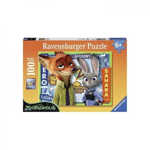 Ravensburger Çocuk Puzzle 100 Parça Wd Zootopia