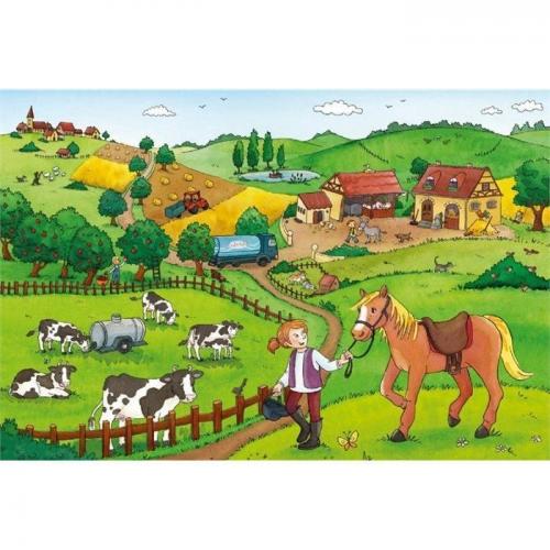 Ravensburger Çocuk Puzzle Çiftlikte Çalışıyorum