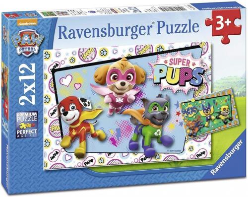 Ravensburger Paw Patrol 2x12 Parça Puzzle 076130