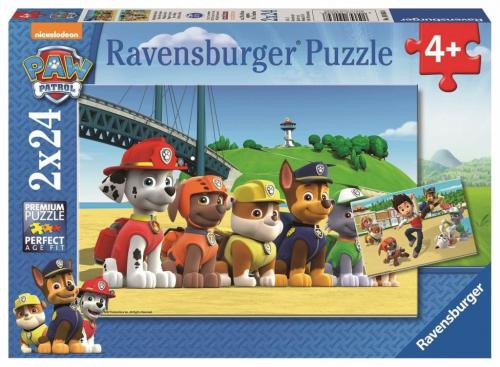 Ravensburger Paw Patrol 2x24 Parçalı Puzzle 090648