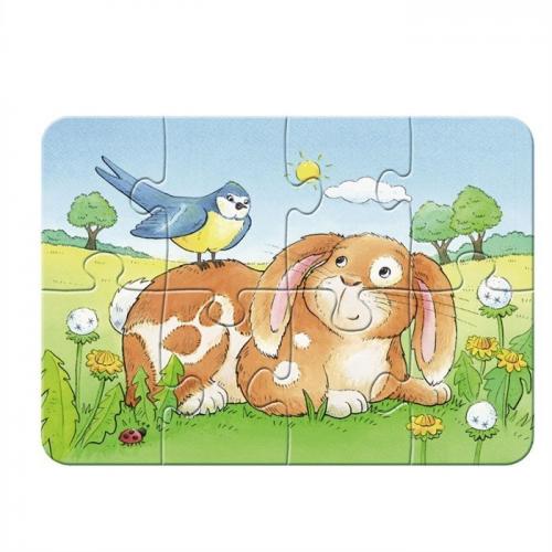 Ravensburger Puzzle 2-4-6-8 Parça Evcil Hayvanlar