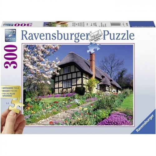 Ravensburger Puzzle 300 Parça Gold Kır Evi (Büyük Parçalar)