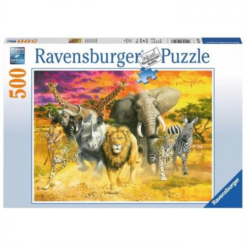 Ravensburger Puzzle 500 Parça African Animals