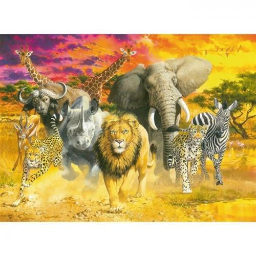Ravensburger Puzzle 500 Parça African Animals
