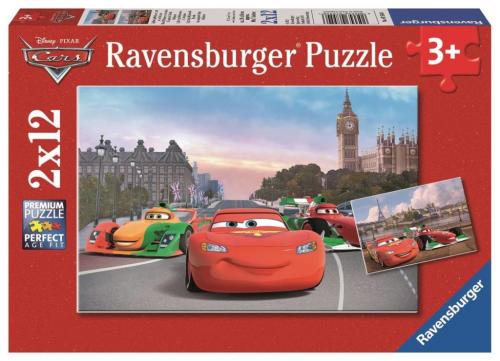Ravensburger Walt Disney Cars McQueen 2x12 Parçalı Puzzle 075546