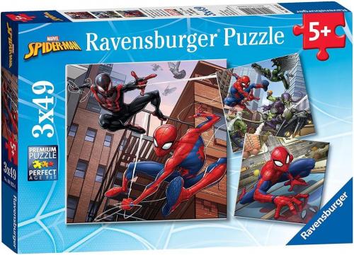 Ravensburger Yapboz Örümcek Adam Eylemde 3x49 Parça Puzzle 080250