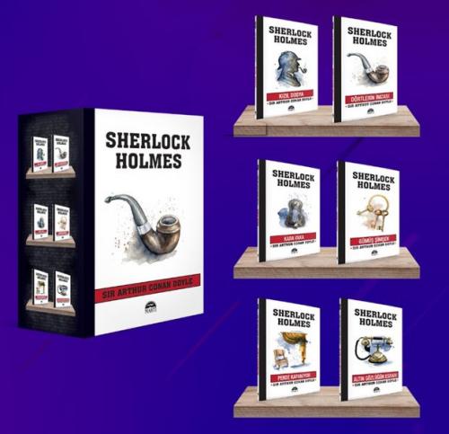 Sherlock Holmes Pipo 6 Kitap Kutulu Set