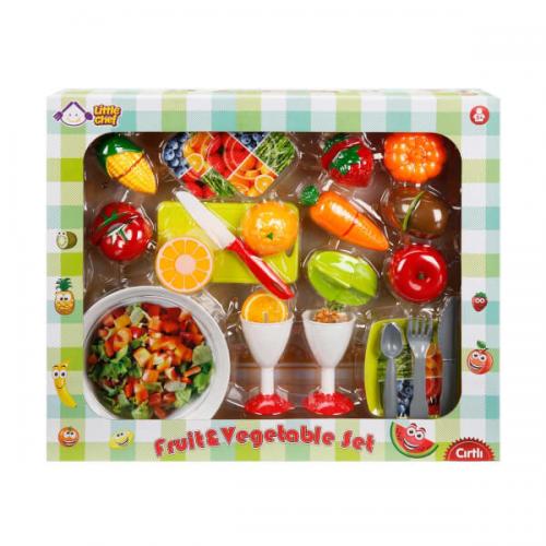 SUNMAN KESME TAHTALI MEYVE VE SEBZE OYUN SETİ