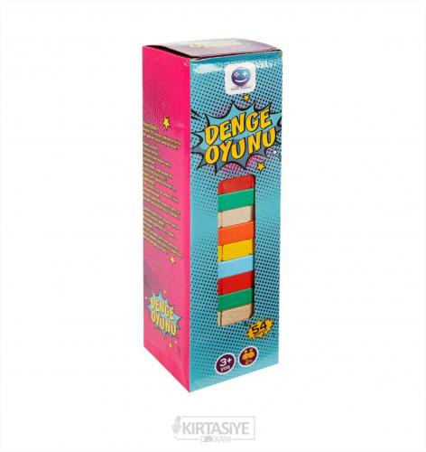 SUNMAN SMİLE GAMES RENKLİ DENGE OYUNU 54 PARÇA