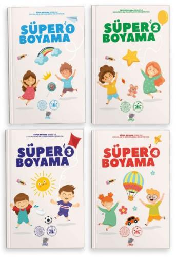 Süper Boyama - 4 Kitap Takım