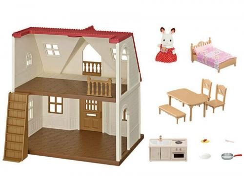 SYLVANIAN EST5303 RED ROOF COSY COTTAGE-6