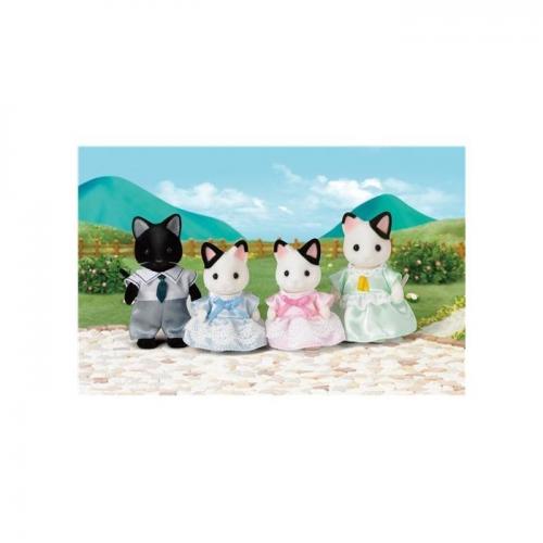 Sylvanian Families Tuxedo Cat Family 5181