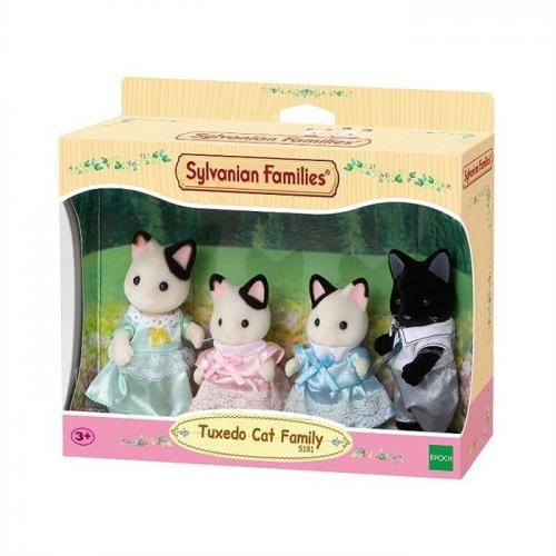 Sylvanian Families Tuxedo Cat Family 5181