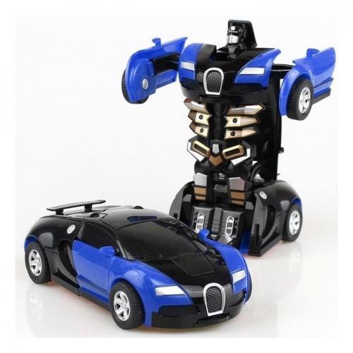 Transformers Robot Çek bırak 1:32 Kendinden Robota Dönüşebilen Araba Bugatti