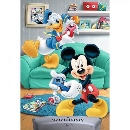 Trefl 100 Parça Çocuk Puzzle Mickey Mouse ve Donald Duck