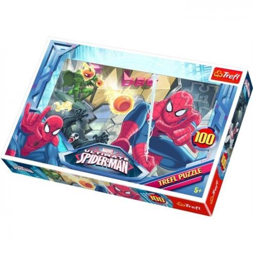 Trefl 100 Parça Puzzle Spiderman Escape
