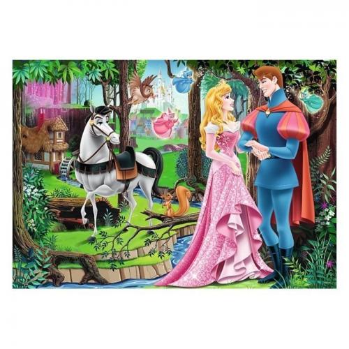 Trefl 200 Parça Puzzle Ormanda Buluşma Disney Princess